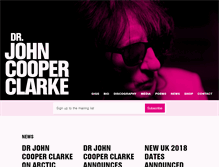 Tablet Screenshot of johncooperclarke.com